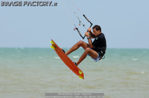 2005-08-06 Rimini - Bunker - Kitesurf 013